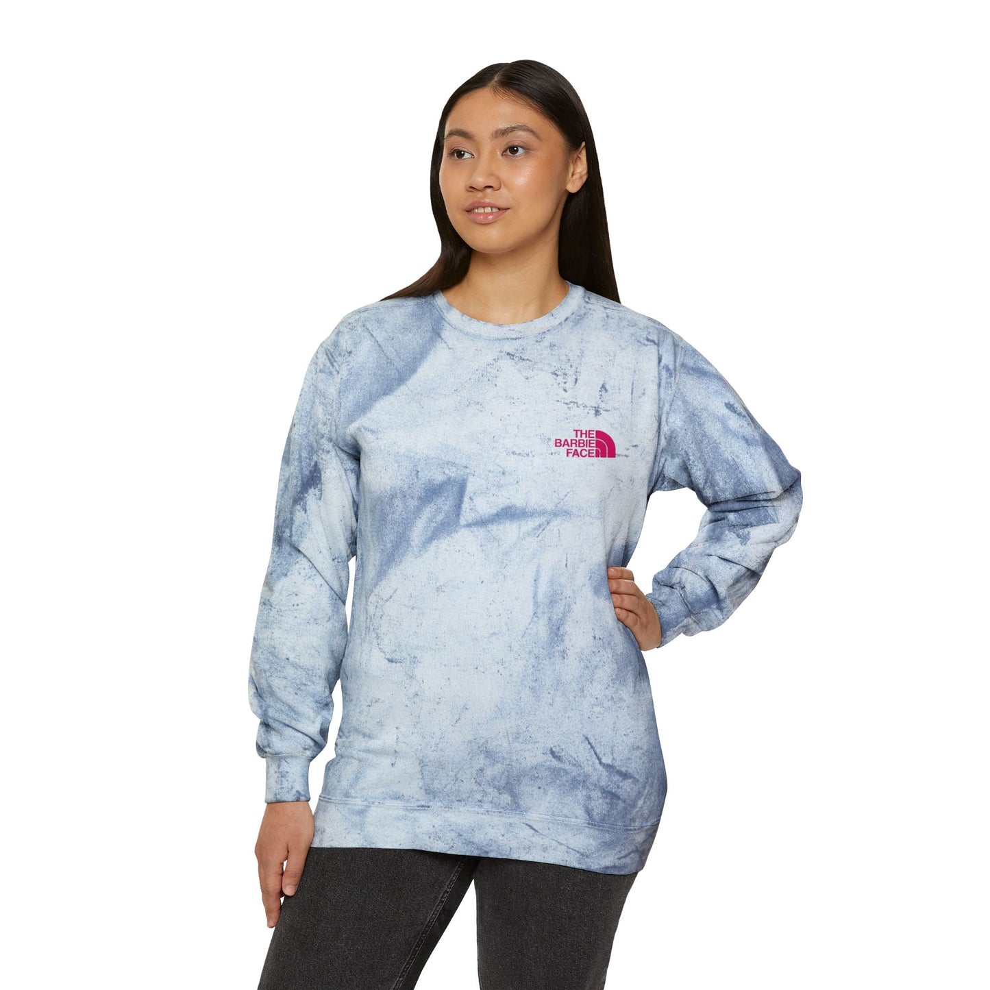 The Barbie Face Sweatshirt – Bright and Trendy for All Occasions