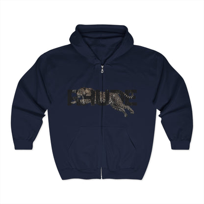 Rhude Leopard Zip Hoodie