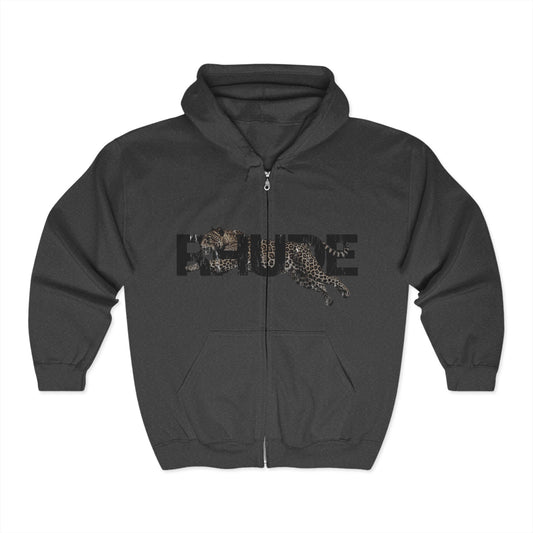 Rhude Leopard Zip Hoodie